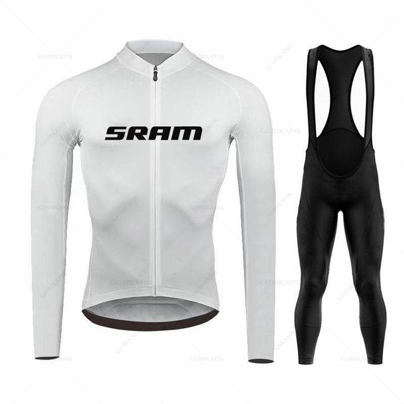 Cycling Bib Shorts - Sram-프로 팀 사이클링 저지 세트, MTB