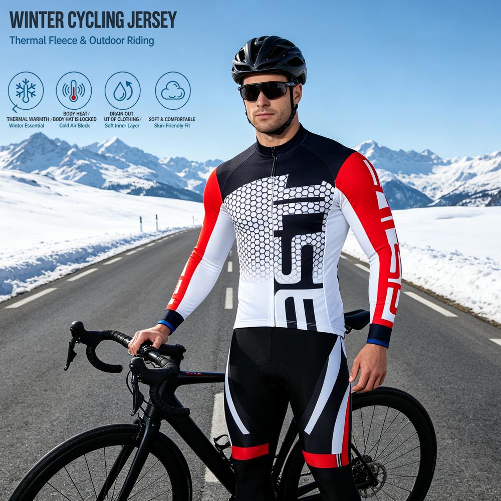 Cycling Gear Brands - 겨울용 보온 플리스 소재의 따뜻한 울