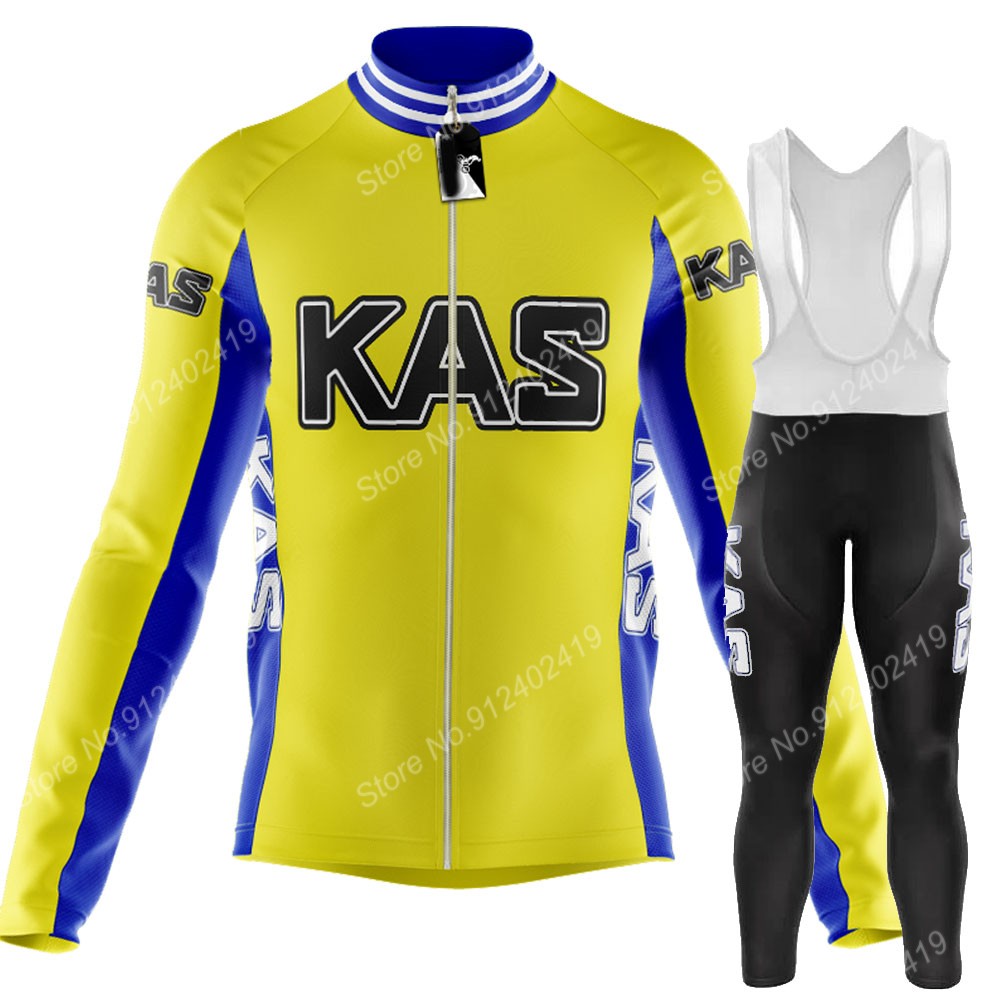 KAS 팀 2023 사이클링 저지 세트 남성용, 긴 소 - Cycling Gear Jersey 리뷰 및 가격